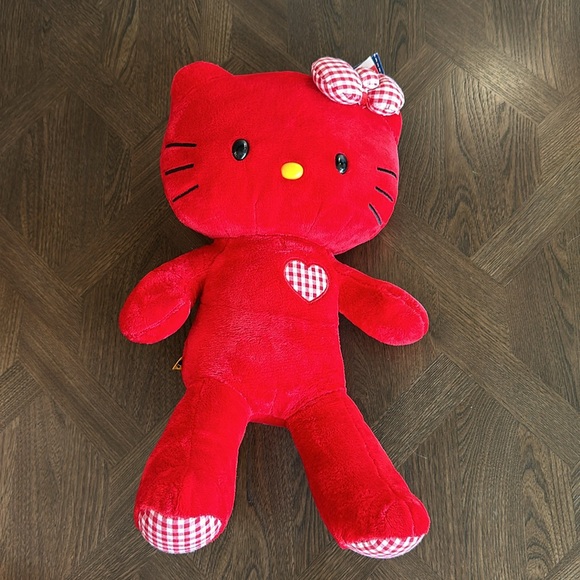 Hello Kitty Red Gingham Heart Build A Bear with tags LIMITED EDITION - Picture 7 of 7